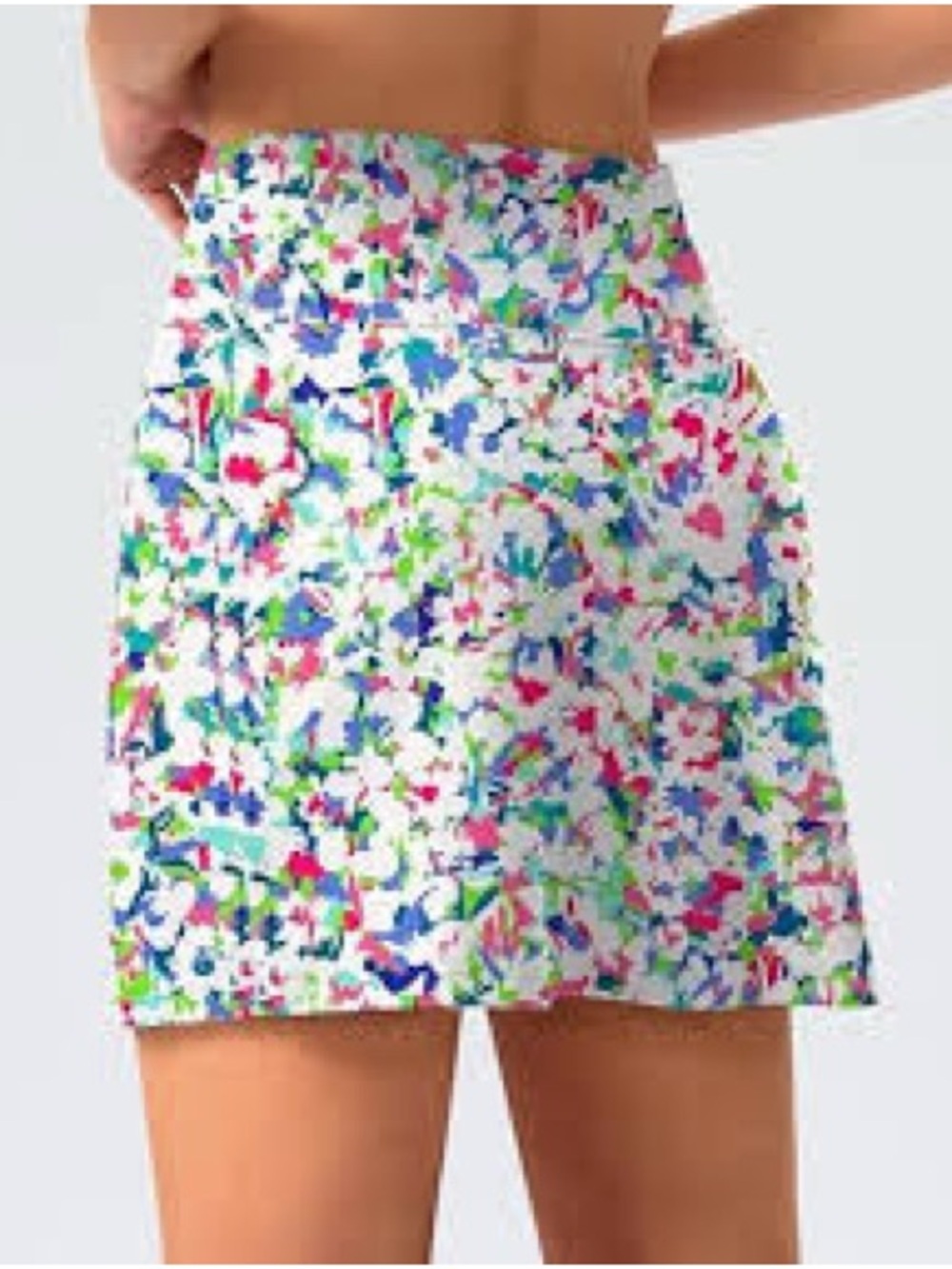 Floral Multi-Color Women's Tennis/Golf Skirt